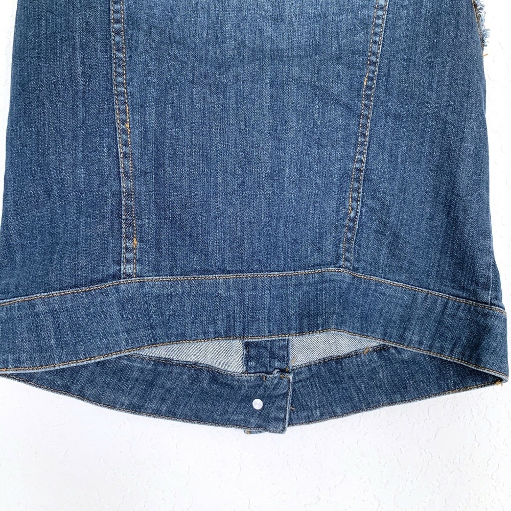 Romeo & Juliet Couture Embellished Denim Vest - Picture 8 of 8